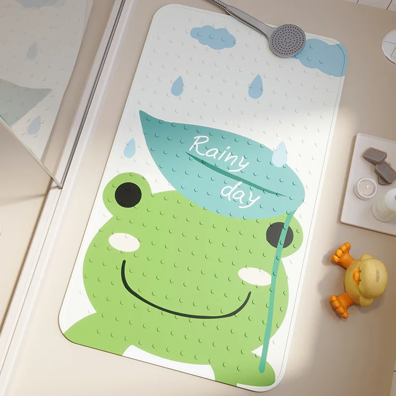 Cartoon Bathroom Non-slip Mat Foot Mat Suction Cup Waterproof Shower Room Bathtub Mat
