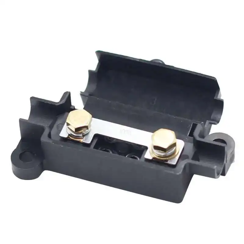 ANS-H2 Auto Flat Plate 32V Fork Type Bolt Battery Car Modification Stand 30A-200A Fuse Box