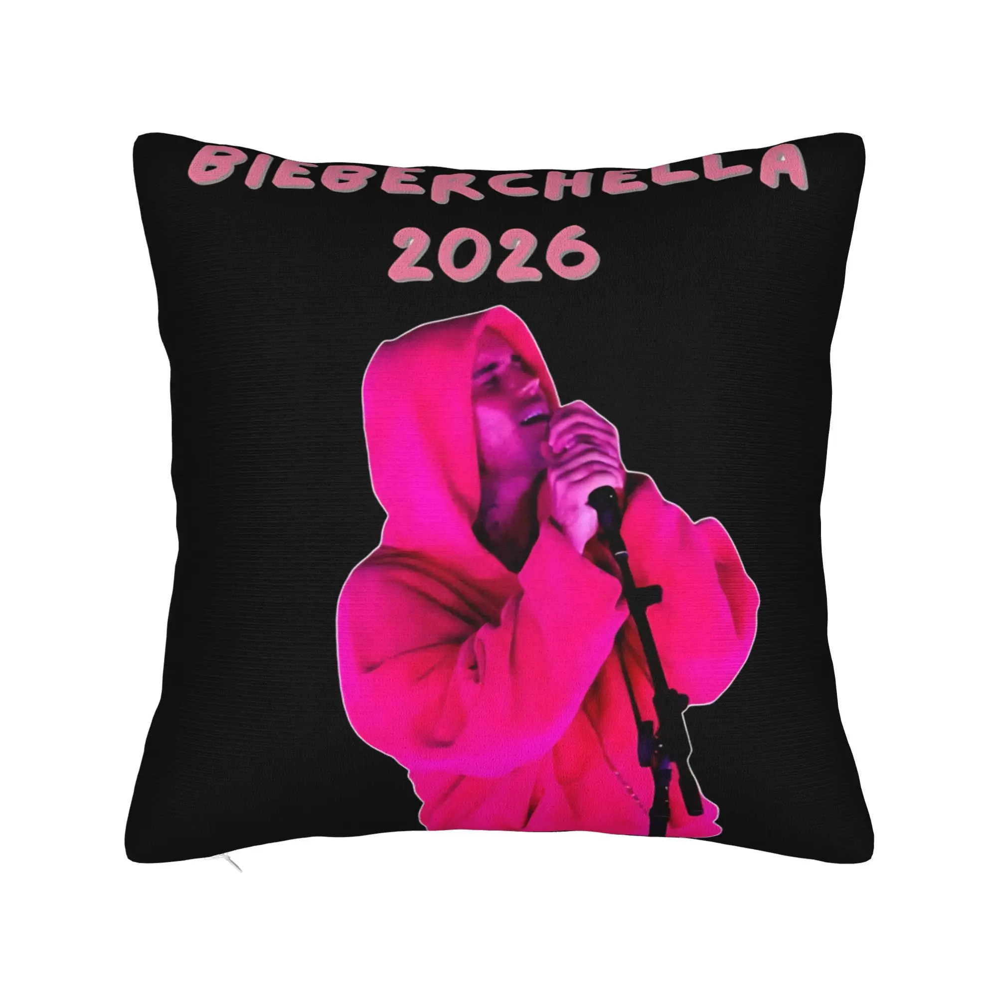 Bieberchella Justins Bieber Concert 2026 Pillowcases Printing Cushion Cover Decor  Throw Pillow Case Cover Home Multi Size
