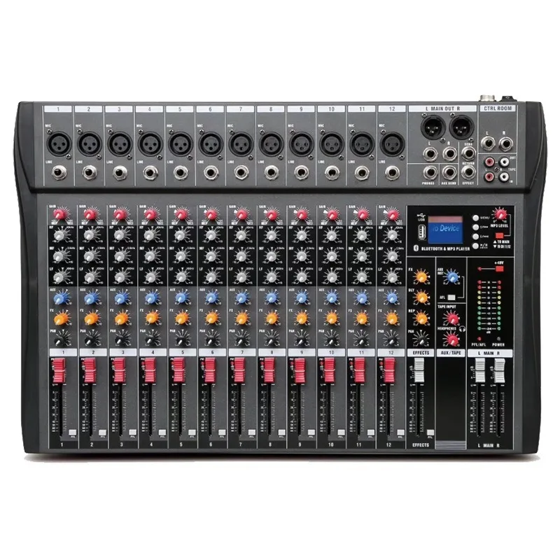 

Performance Bluetooth conference audio USB tuner, professional 12-way pure mixer