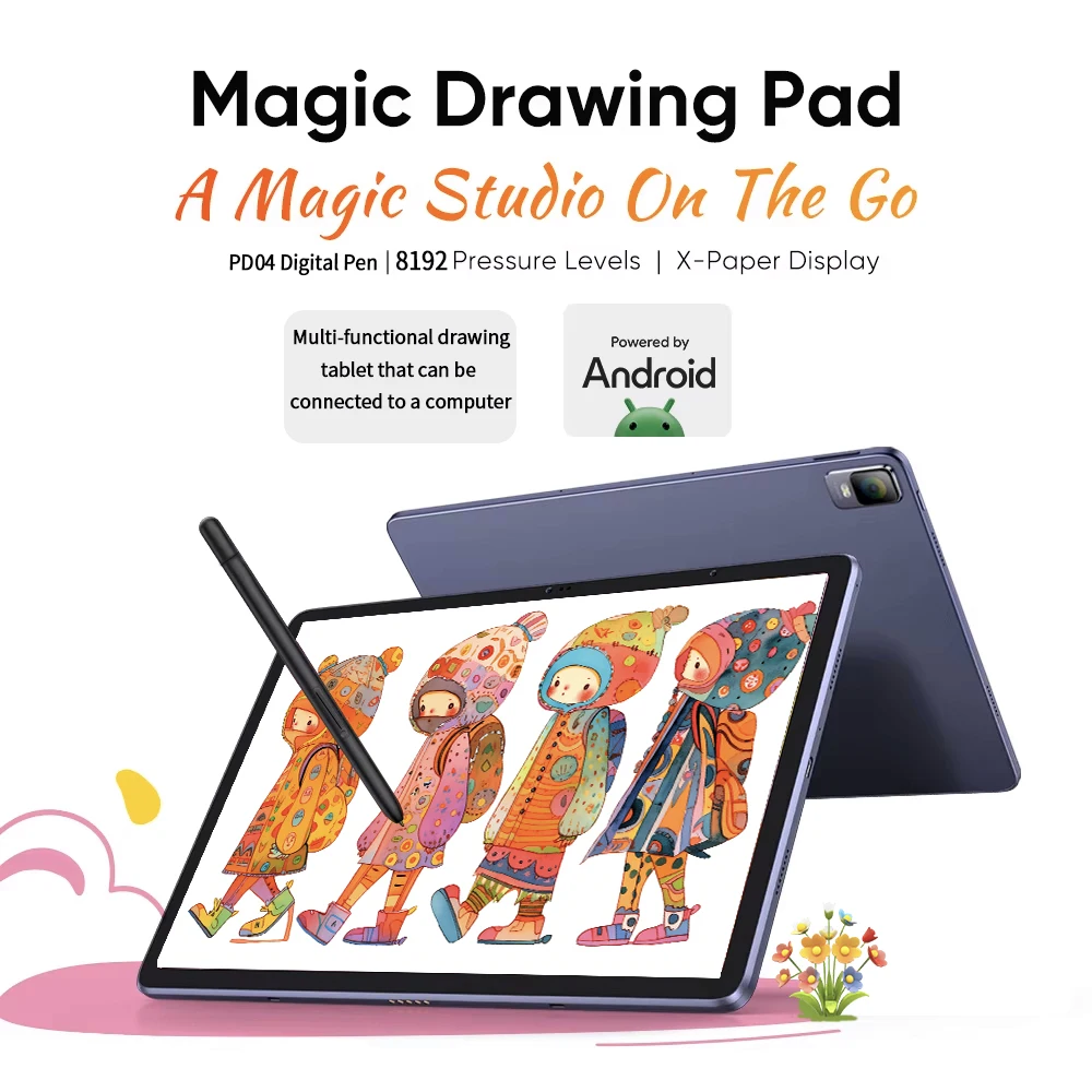 

Second-hand xp Magic Drawing Board, compatible with Android tablet, PD04 digital pen, graphic drawing board, 8000 mAh battery, A