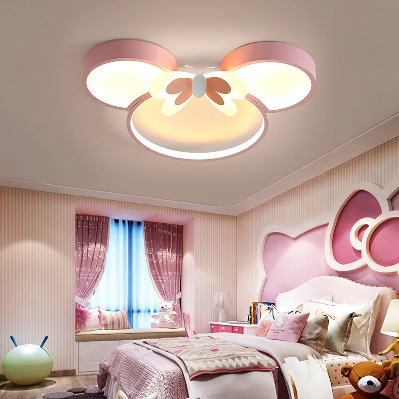 

Children's room bedroom ceiling light minimalist modern LED ceiling light creative cartoon America Captain lighting fixtures