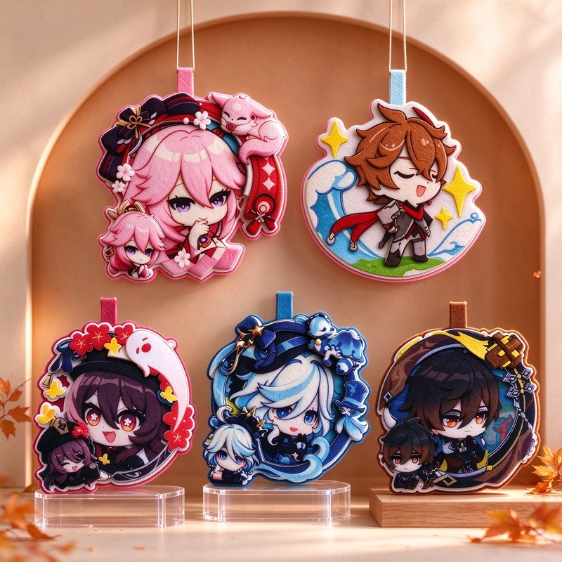 Game: Genshin Impact | Anime & Games | Character Merchandise: Tartaglia/Xiao/Furina/Zhongli | Pendants & Decorations | Accessori