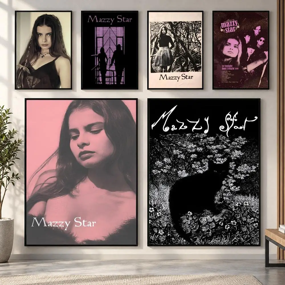 Dream Pop Band Mazzy Star Poster HD art sticky wall waterproof home living room bedroom bar aesthetic decoration