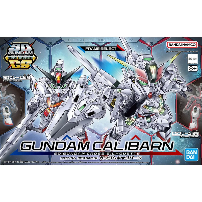 Bandai Original SDガンダム クロスシルエット ガンダムキャリバーン Action Figure Assembly Model Kit Toys Collectible Gifts For Children