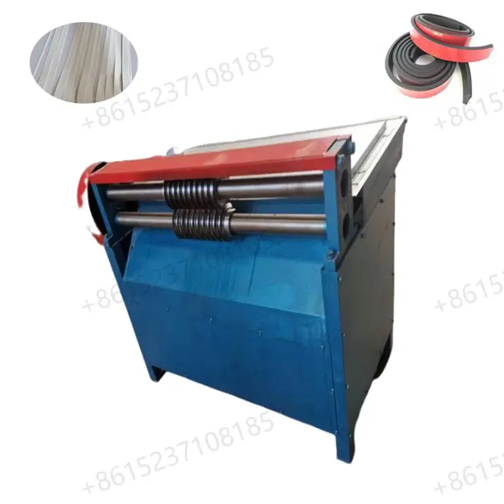 PVC EVA Conveyor Belt Felt Latex Rubber Strip Cutting Machine Rubber Foam Cutter Slitting Machine