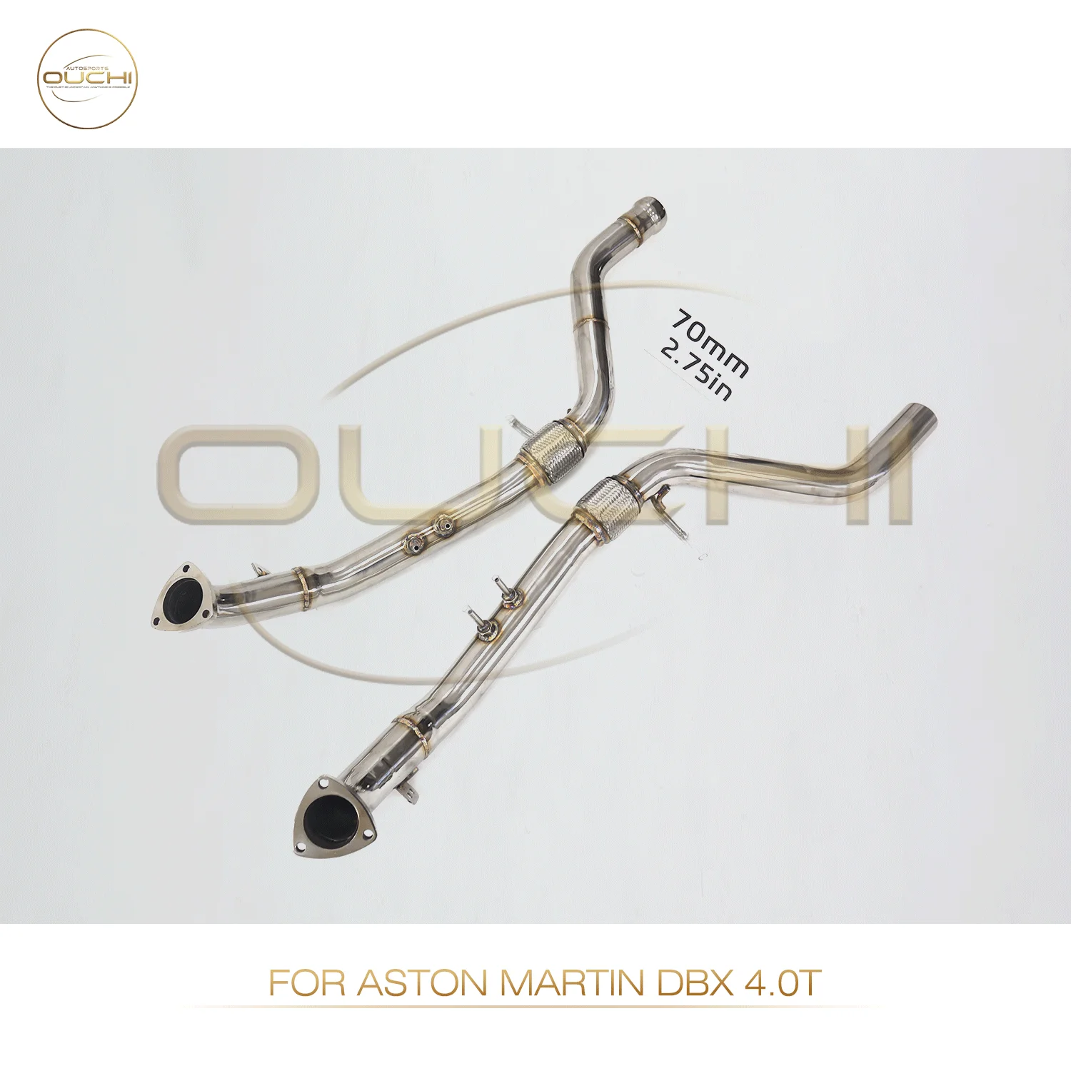 

Racing Competition Exhaust Front Pipe for Aston Martin DBX 4.0T Straight Through Pipe No Catalyst Extreme Power