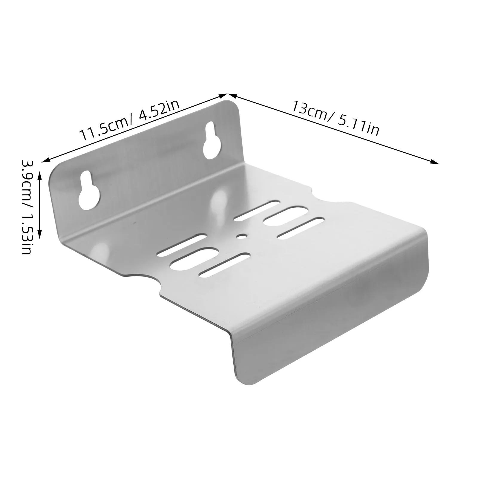 Stainless Steel 10 Inch Water Filter Housing Bracket Universal Wall Mount Kitchen Sink Utility Room Whole House Filtration
