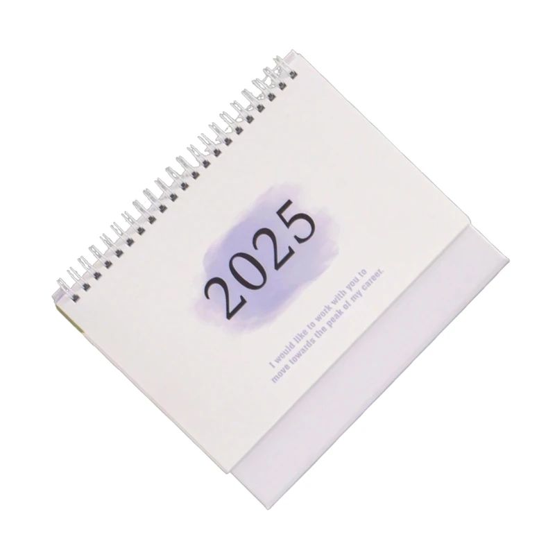 2024-2025 Desk Calendar Runs from September 2024 to December 2025 Stand Up Desk Calendar Twin-Coil Binding for Office 24BB