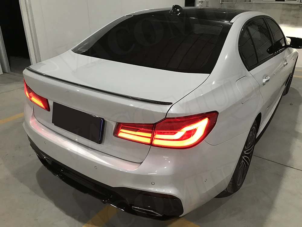 

Карбоновый передний спойлер и задний диффузор VACOMUL для BMW G30 G31 G38 M Tech M Sport 2017-2018, комплект обвесов для 5 серии.