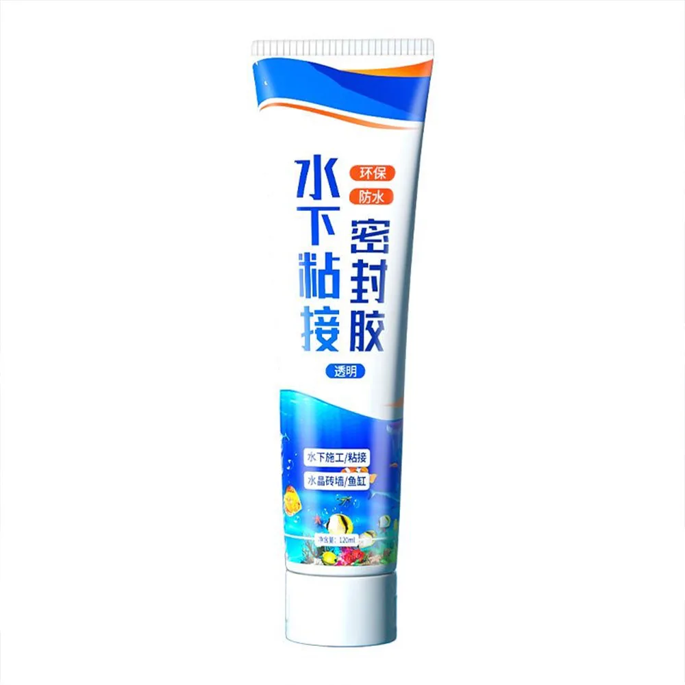 Waterproof High-Hardness Sealant | 60/120ml Underwater Adhesive for Aquarium, Glass & All-Purpose Repair