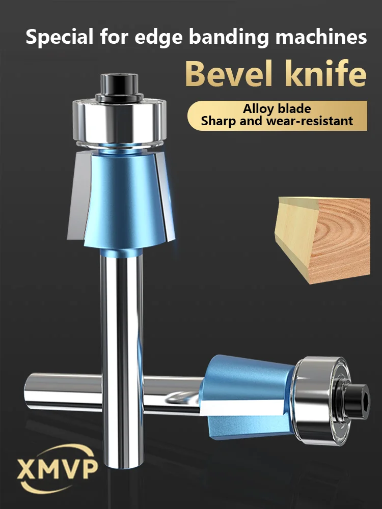 Special edge trimming knives for woodworking edge banding machines, bevel knives, 2-edge and 3-edge edge banding knives, upper a