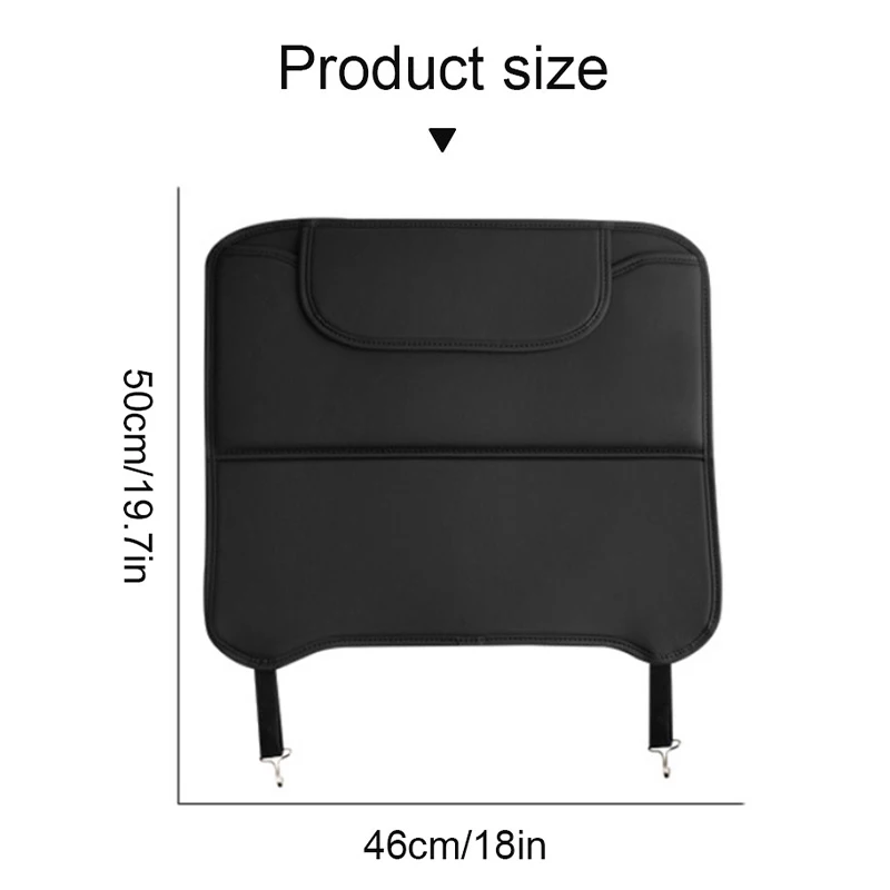 SEAMETAL Car Anti-kick Pad Interior Pu Leather Auto Seat Back Protector Pads Anti Scratch Back Seat Organizer Car Accessories