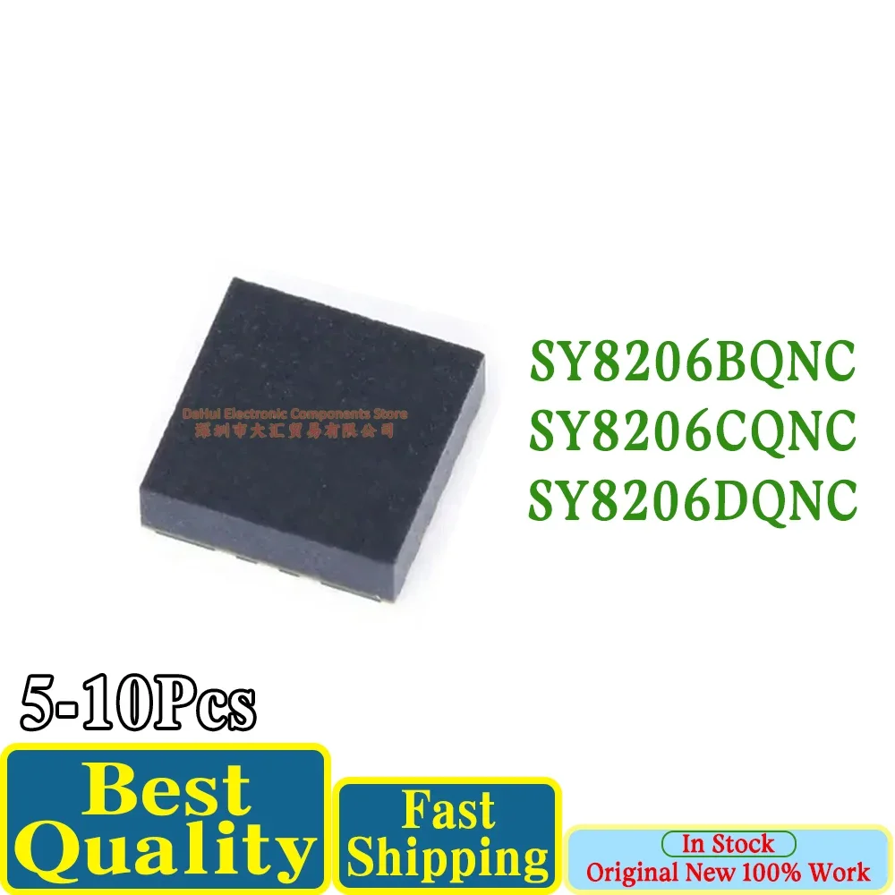 (5-10piece) 100% New SY8206 SY8206BQNC SY8206B ND5MC ND... SY8206CQNC SY8206C NE3KA NE... SY8206DQNC SY8206D NF5LA NF... QFN-6