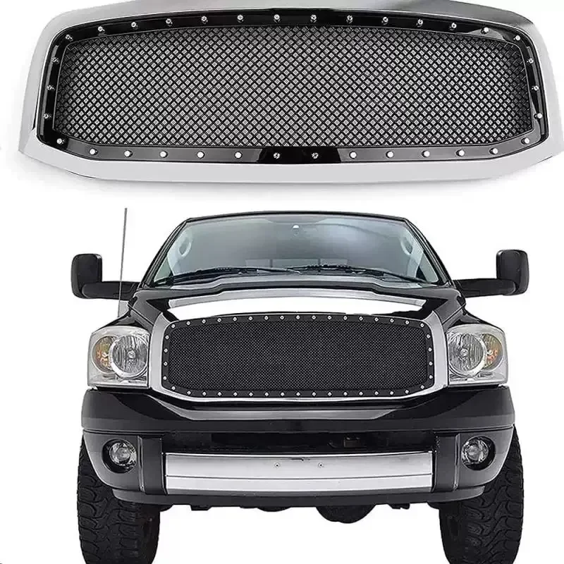 

1pcs Front Bumper Grill Mask Radiator Grille for Dodge Ram Dodge Ram 1500 2500 3500 06-09