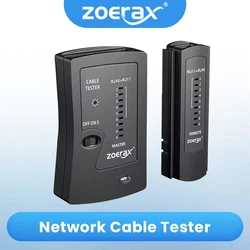 ZoeRax Network Ethernet Cable Tester for LAN RJ45 Cat5 Cat5e Cat6 Cat6a Cat7 UTP/Shielded Cable and RJ11 RJ12