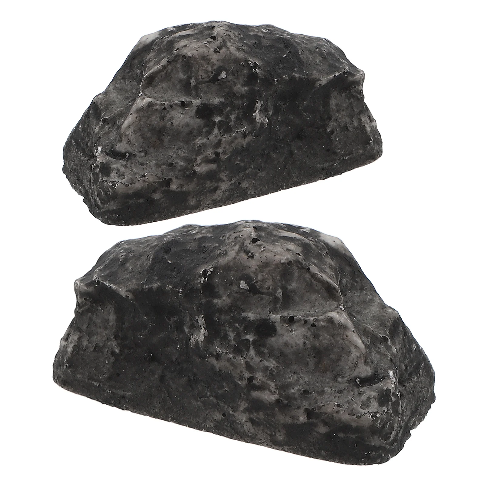 Stone-type Resin Key Box Hidden Storage Case Artificial Stone Key Hider Key Holder (Stone Cover + Stopper)