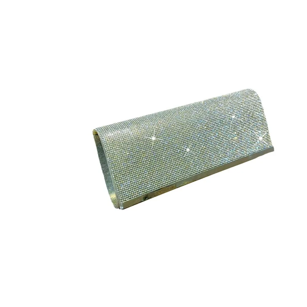 

Full Diamond Shiny Clutch Fashionable Light Luxury Banquet Bag Dinner One Shoulder Oblique Span Small Women's Bag Bags For Woman