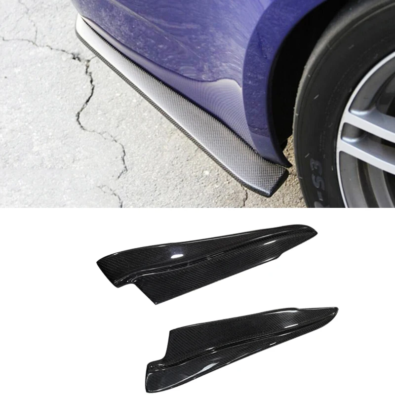 Double Sided Carbon Fiber Rear Bumper Lip Side Splitters Spoiler for BMW E92 M3 Coupe E93 M3 Cabriolet 2009 - 2012 Car Styling