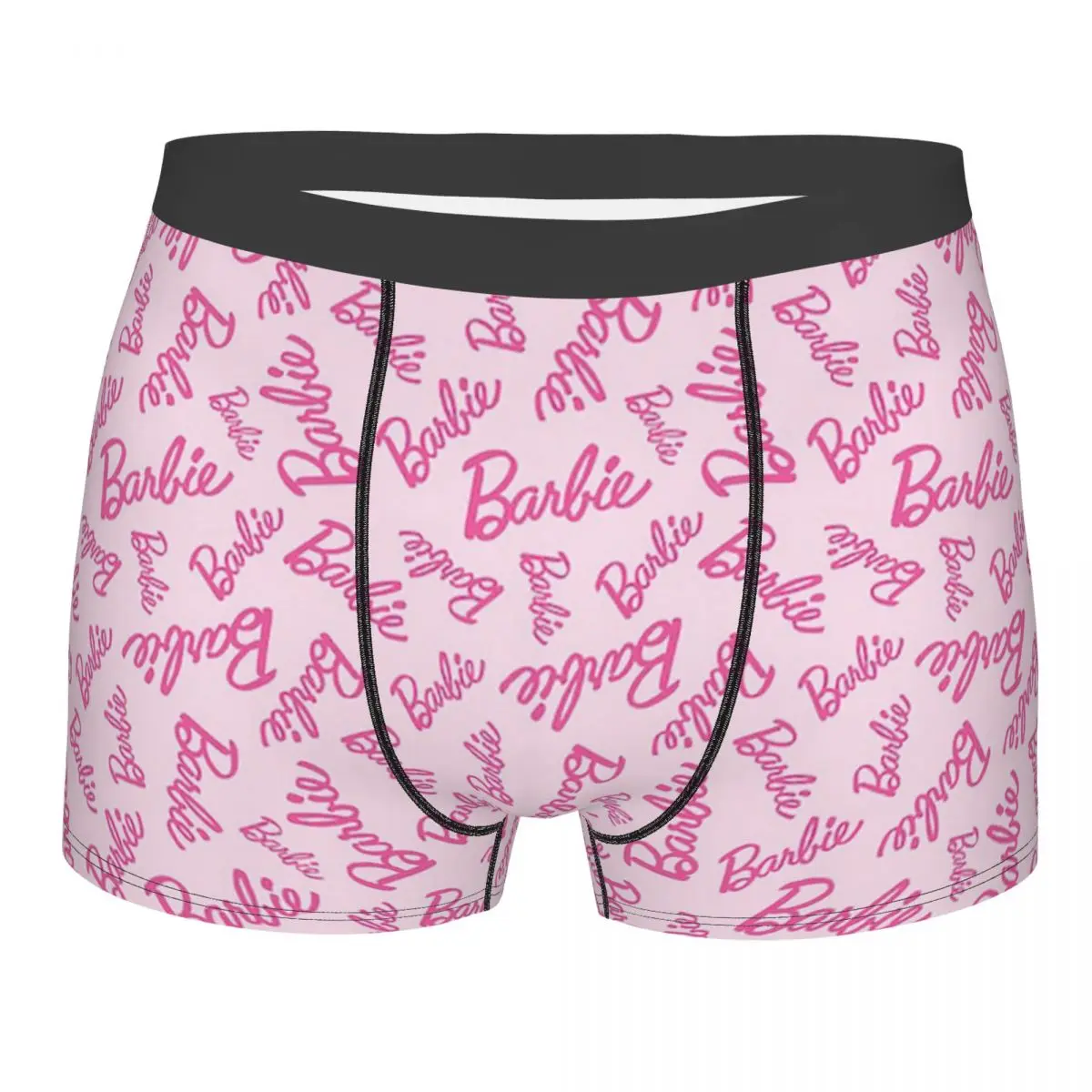 Custom Pink Barbie Boxers Shorts Men's Briefs Underwear Funny Underpants