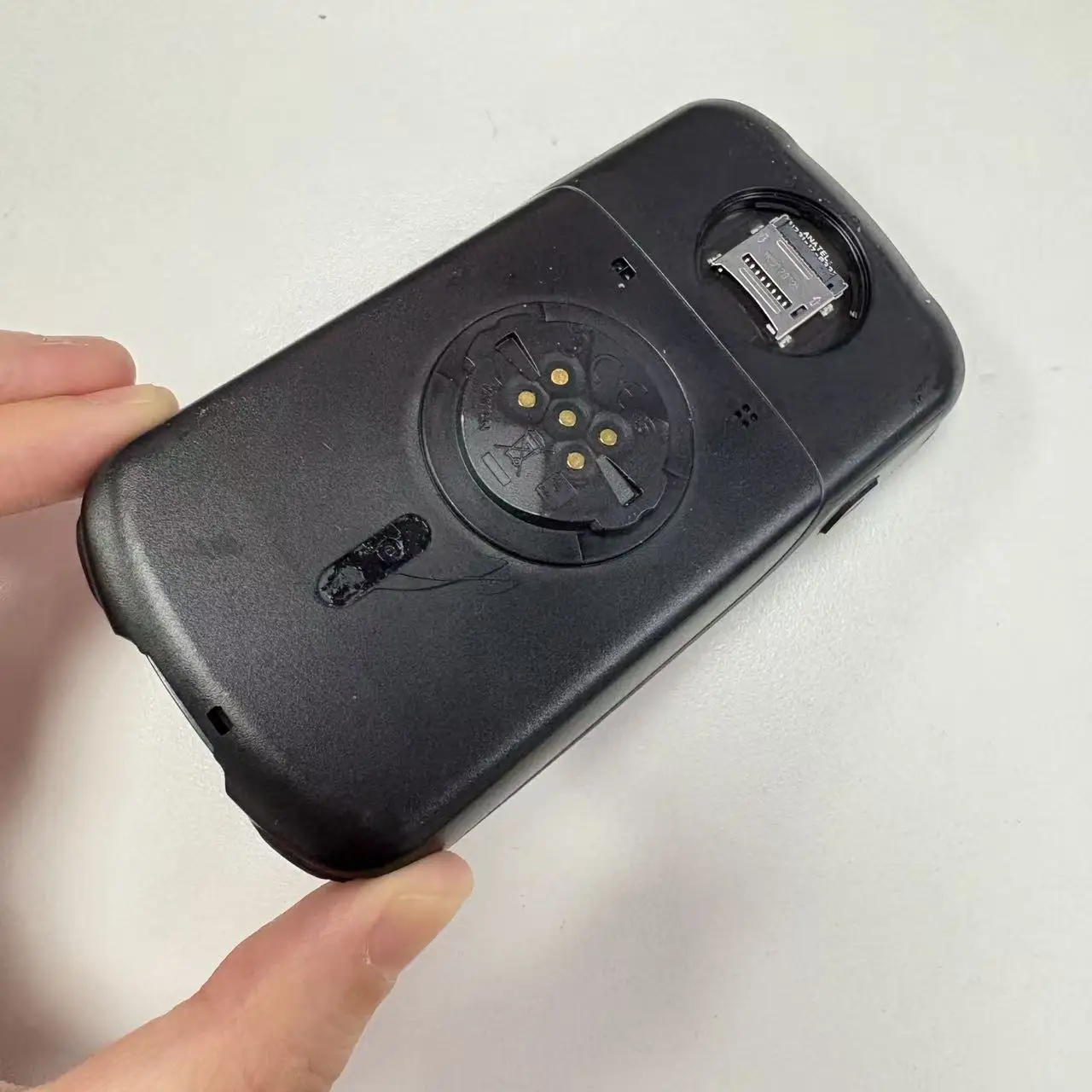 Para garmin edge 1030 capa traseira sem bateria capa traseira com botão liga/desliga gps peça de reparo portátil