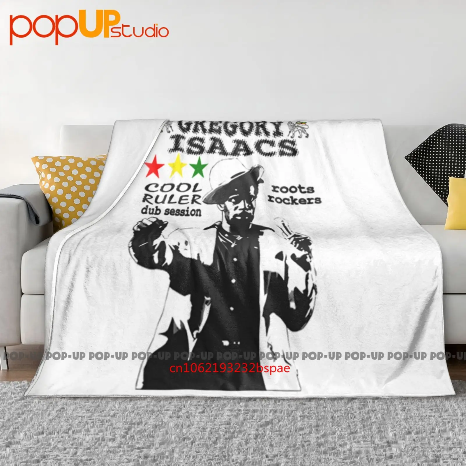 Reggae Gregory Isaacs Dancehall Rasta Yellowman King Tubby Manta ultrasuave Edredón Funda de sofá de invierno Fundas de cama