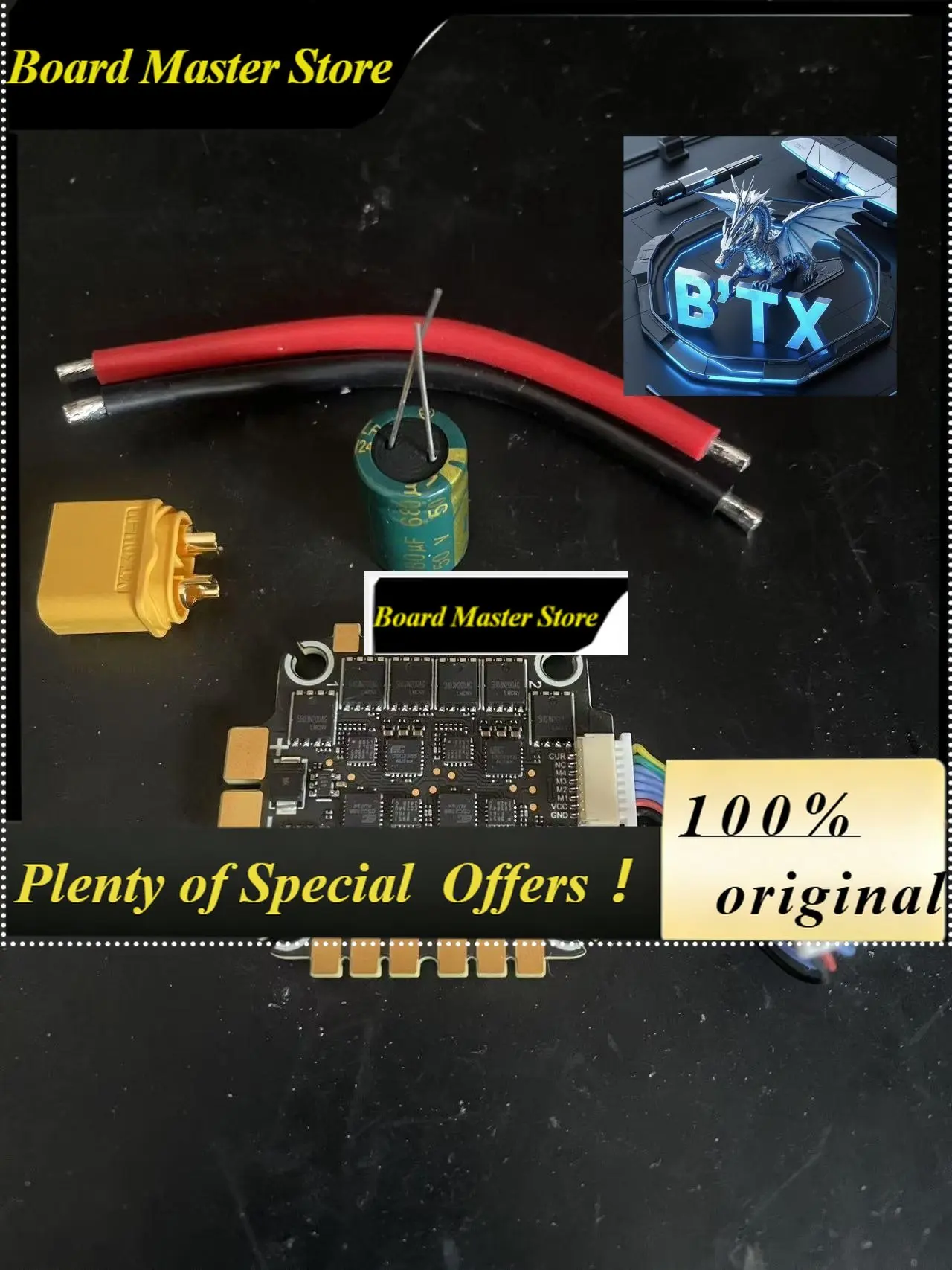 BoMaSFPV Car Stack BLS FC & ESC FC F405V3 F722 V3 ESC 55A 60A 65A For Model Aircraft