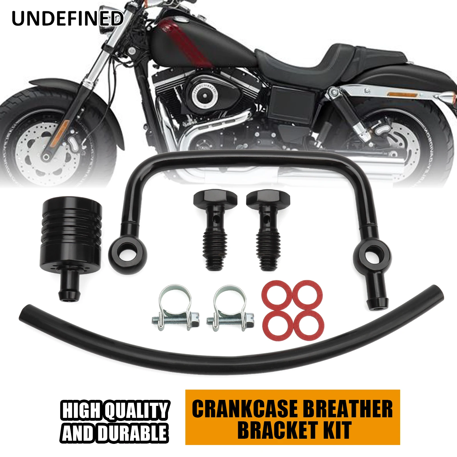 Motorcycle Crankcase Breather Kit for Harley 1993-2017 Big Twin Dyna FXD Softail Touring FLD FLS FXST Road Street Glide FLHR