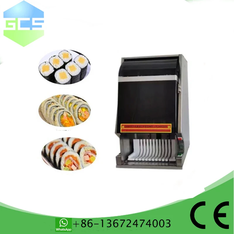 

Automatic Sushi Roll Cutting Machine Kitchen Tool Electric Sushi Rice Roll Slicer 8 / 10 / 12 Slicer Machine