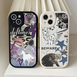 D-deftones TREAM Phone Case Hard Leather For iPhone 14 13 12 Mini 11 14 Pro Max Xs X Xr 7 8 Plus Fundas