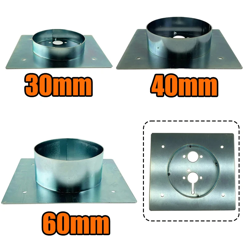 30/40/60mm Car Air Diesel Parking Heater Base Mounting Plate Bracket Steel Floor Plate For Eberspacher Webasto Truck VAN Camper