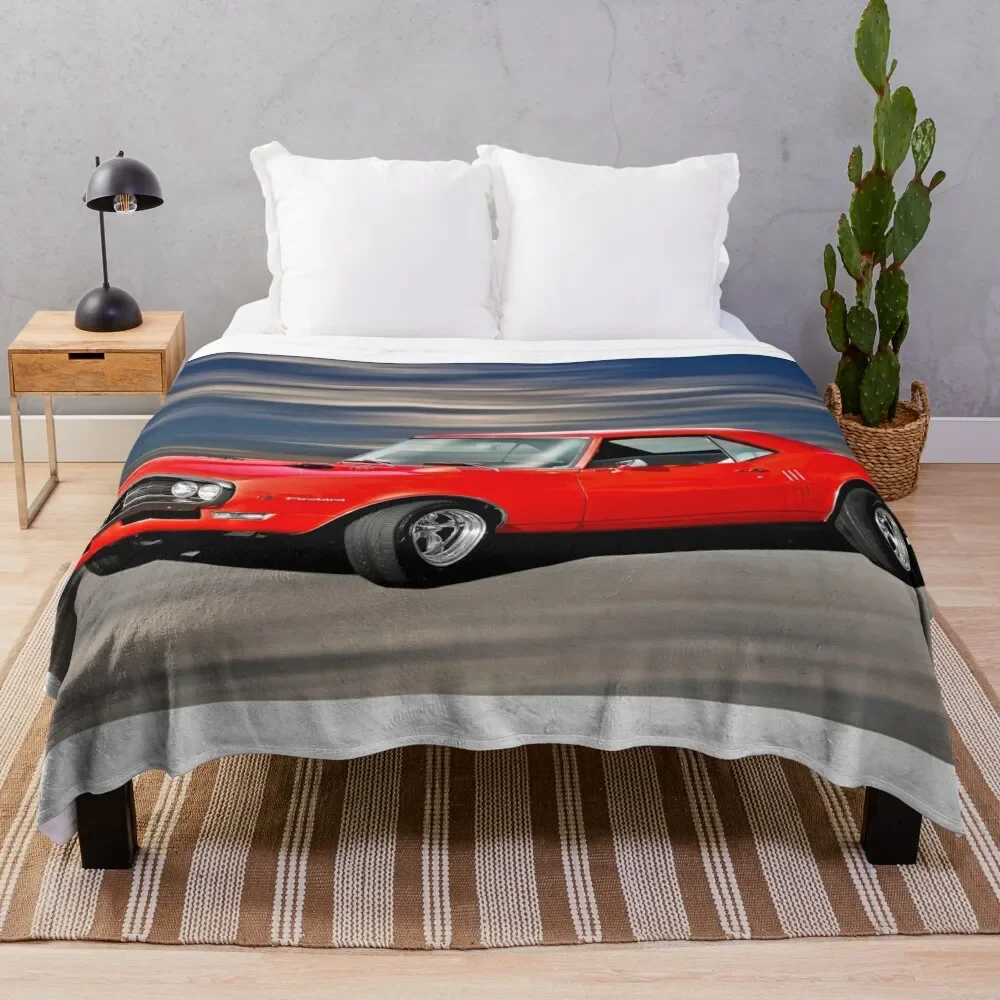 

1968 Pontiac Firebird 400 Throw Blanket for babies Stuffeds Beach Luxury Thicken Blankets