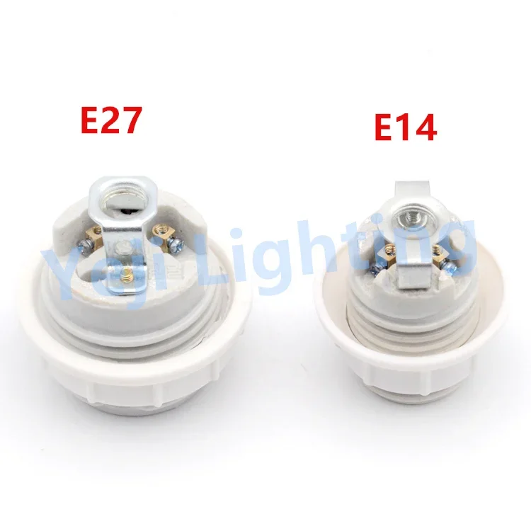 

E27 E14 Ceramic lamp holder lamp socket lamp base edison retro ceiling rose fittings lighting accessories