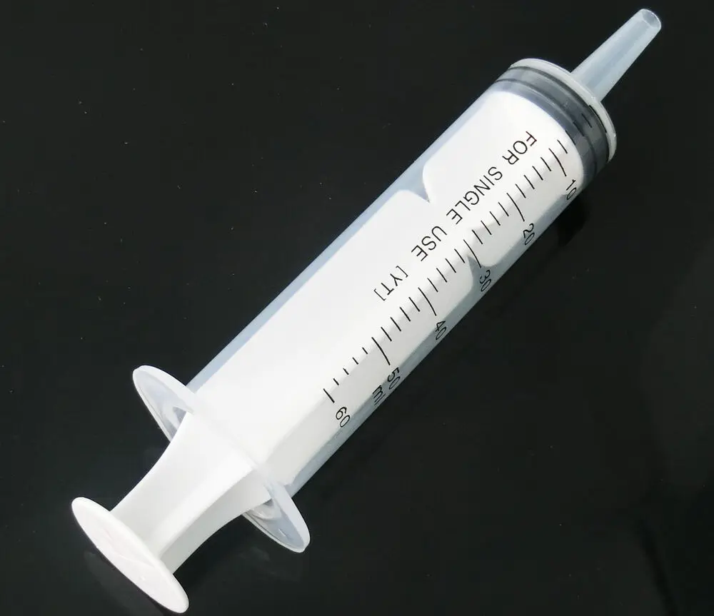 3 pcs 50ml Disposable Plastic Injector Sterile Lab Pumps Measure New Syringe