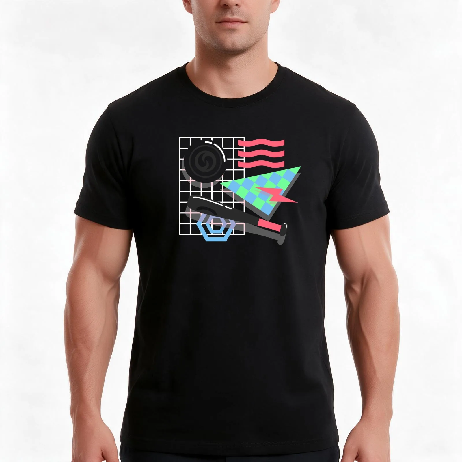 80's Earthbound T-Shirt, Summer Casual Cotton Tee, Oversized Streetwear Tops, Vintage Graphic Print, Loose Fit Short Sleeve