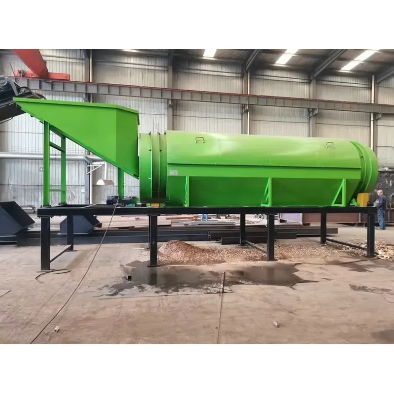 2026Electric Rotary Drum Screening Machine for Soil Sand Topsoil Sifting Separator