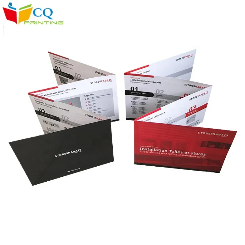 50 0.Zhang.Custom.Custom cheap full colour printing instruction leaflet brochure folder / a5 Booklet, folded flyers,