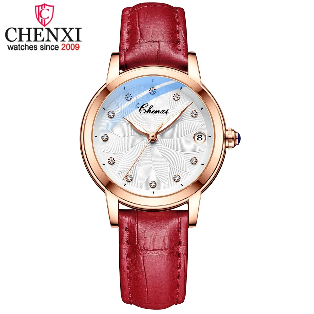 CX-8833 CHENXI New Luxury Automatic Mechanical Watch Women Top Brand Waterproof Rose Gold Quartz Wristwatch Ladies Relogios