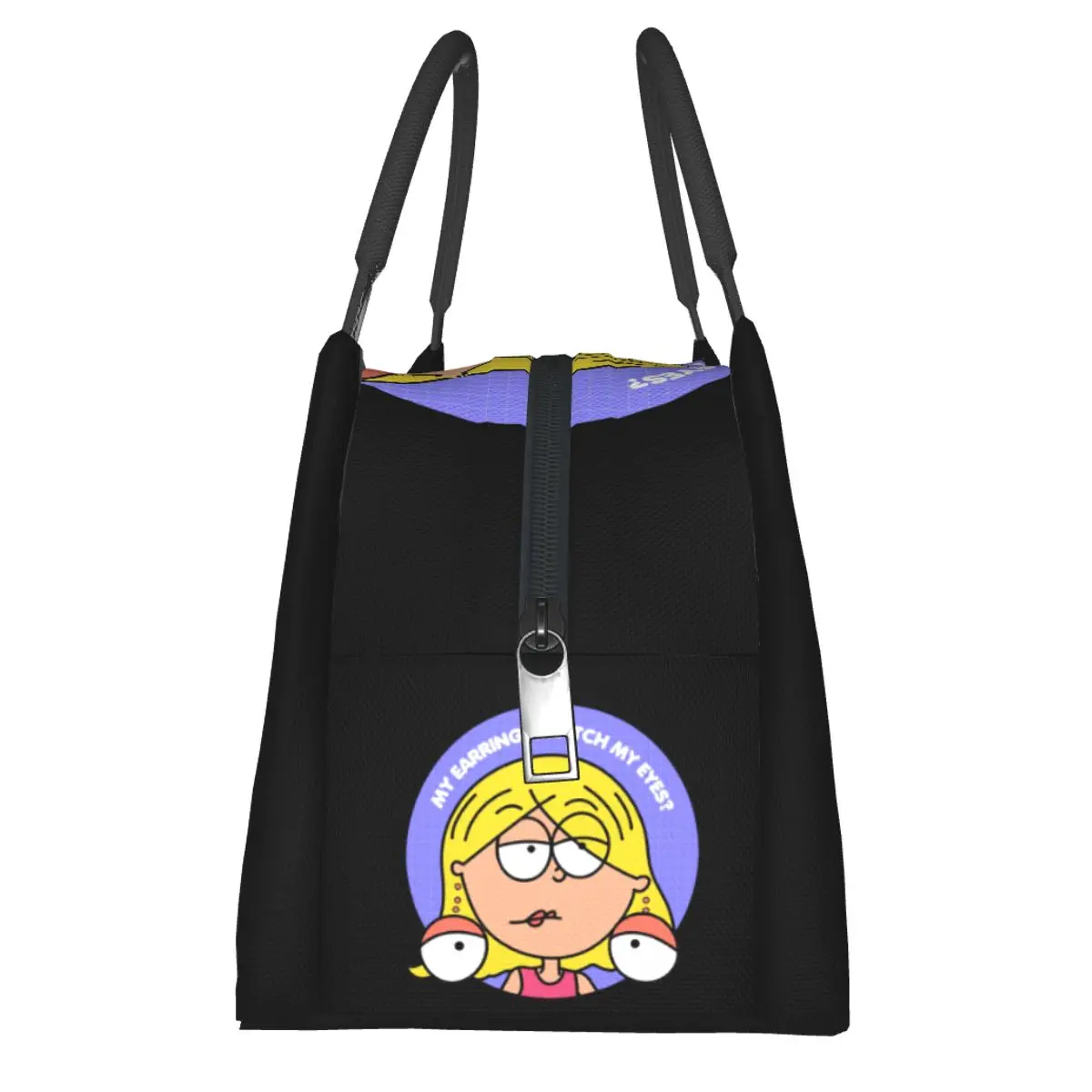 Lizzie Mcguire Lunch Bags Insulated Bento Box Portable Lunch Tote Resuable Picnic Bags Cooler Thermal Bag for Woman Student