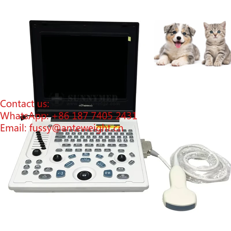 SY-AX50-1 Portable Ultrasound Machine Veterinary Ultrasound Black and White Ultrasound Scanner for Animal Care and Pet Supplies