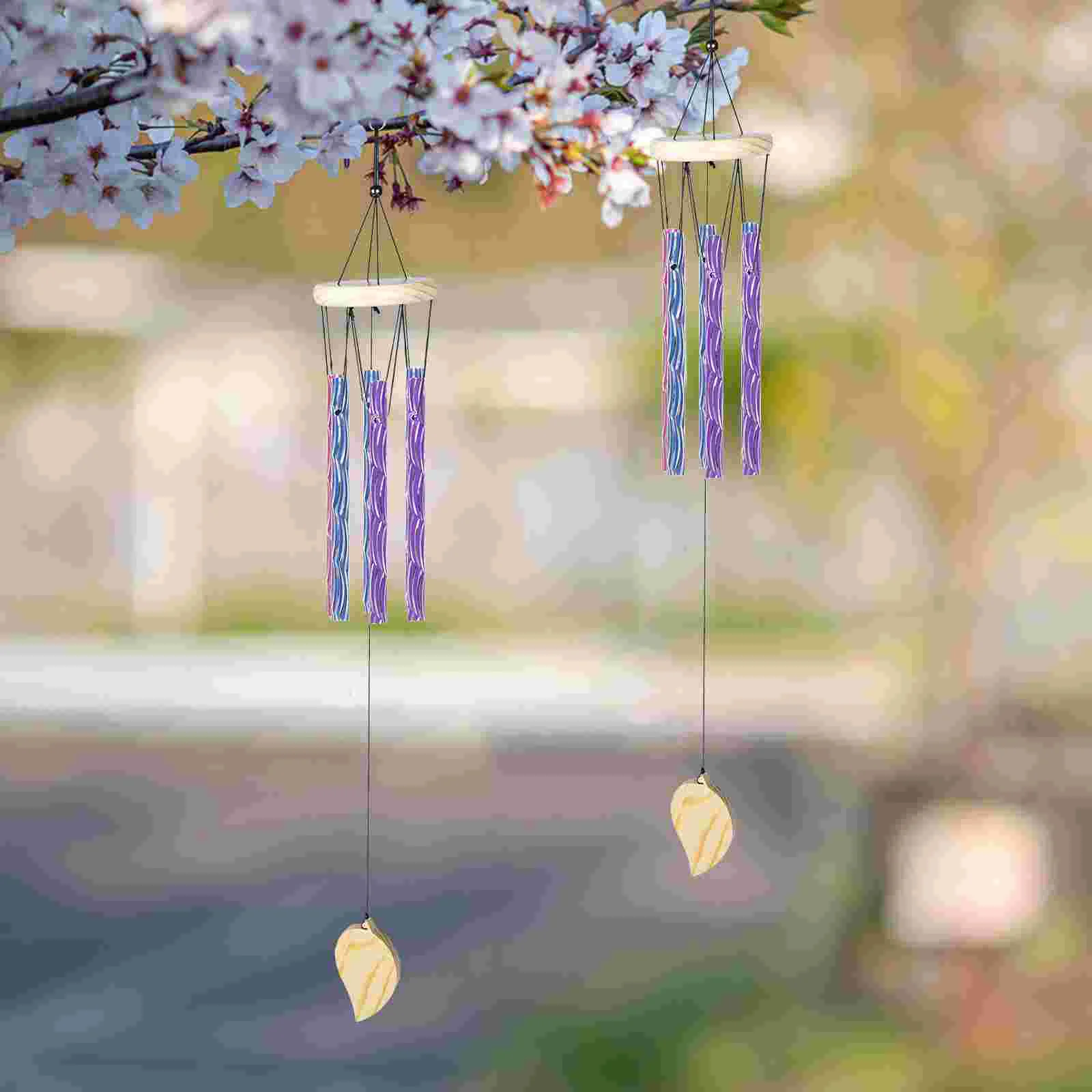 40 Pcs Wind Chimes Chic Tubes Practical Accessories Making Aluminum Pipe Supplies