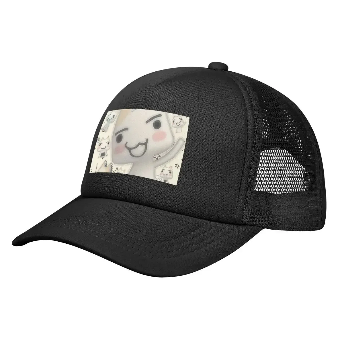 Cartoon Animation Toro Inoue Cat 7 Mesh Baseball Caps Snapback Fashion Baseball Hats Breathable Casual Casquette Outdoor
