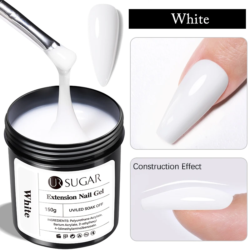 Ur Suiker 150G Extensie Gelei Nude Roze Rose Rode Snelle Verlenging Gel Nagellak Extensie Uv Led Manicure Weken