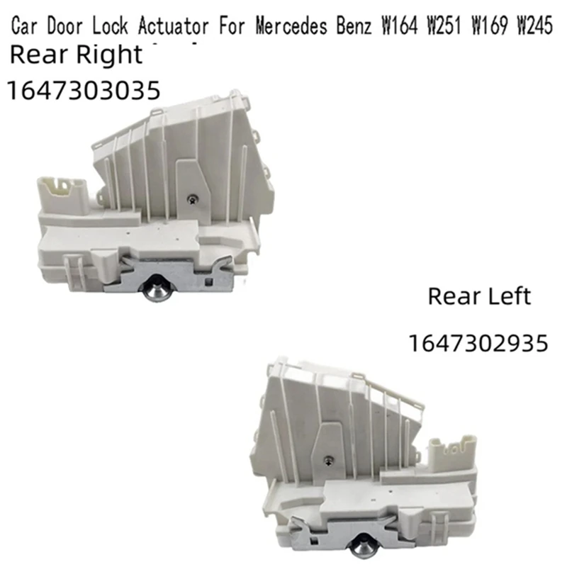 

2Pcs Left+Right Car Door Lock Actuator For Mercedes Benz Door Execution Lock-A33K