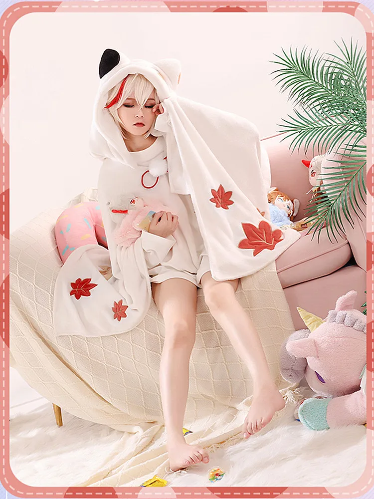 

Hot Game Genshin Impact Xiao / Kaedehara Kazuha / Zhongli Pajama Air Conditioning Blanket Cosplay Costume Role Play Clothes New