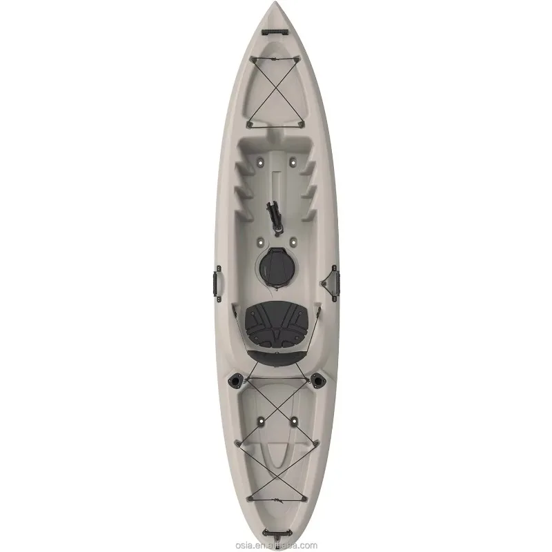 Outdoors Hard Plastic Fishing  Kayak, 2 or 3 Person Sit on Top Kayak Package with EVA Padded Seats  2026
