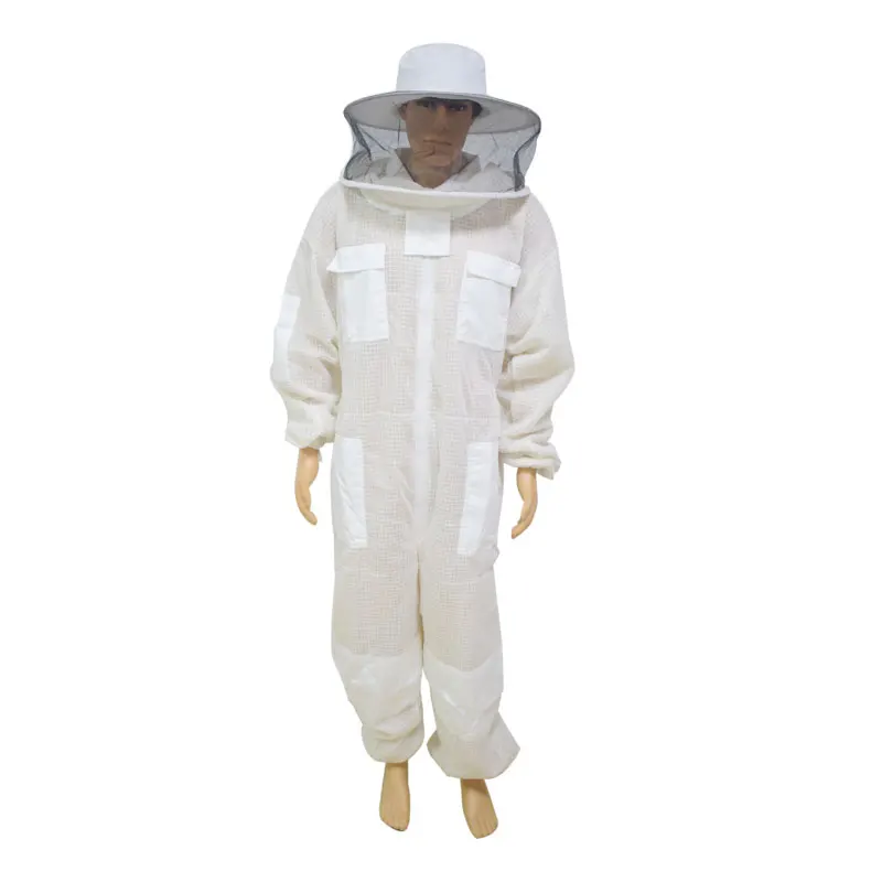 

Beekeeping Equipment 3-layer Mesh Ultra Breathable Ventilated Bee Keeping Suit for Beekeeper Costume Breathable Anti bee Clothes