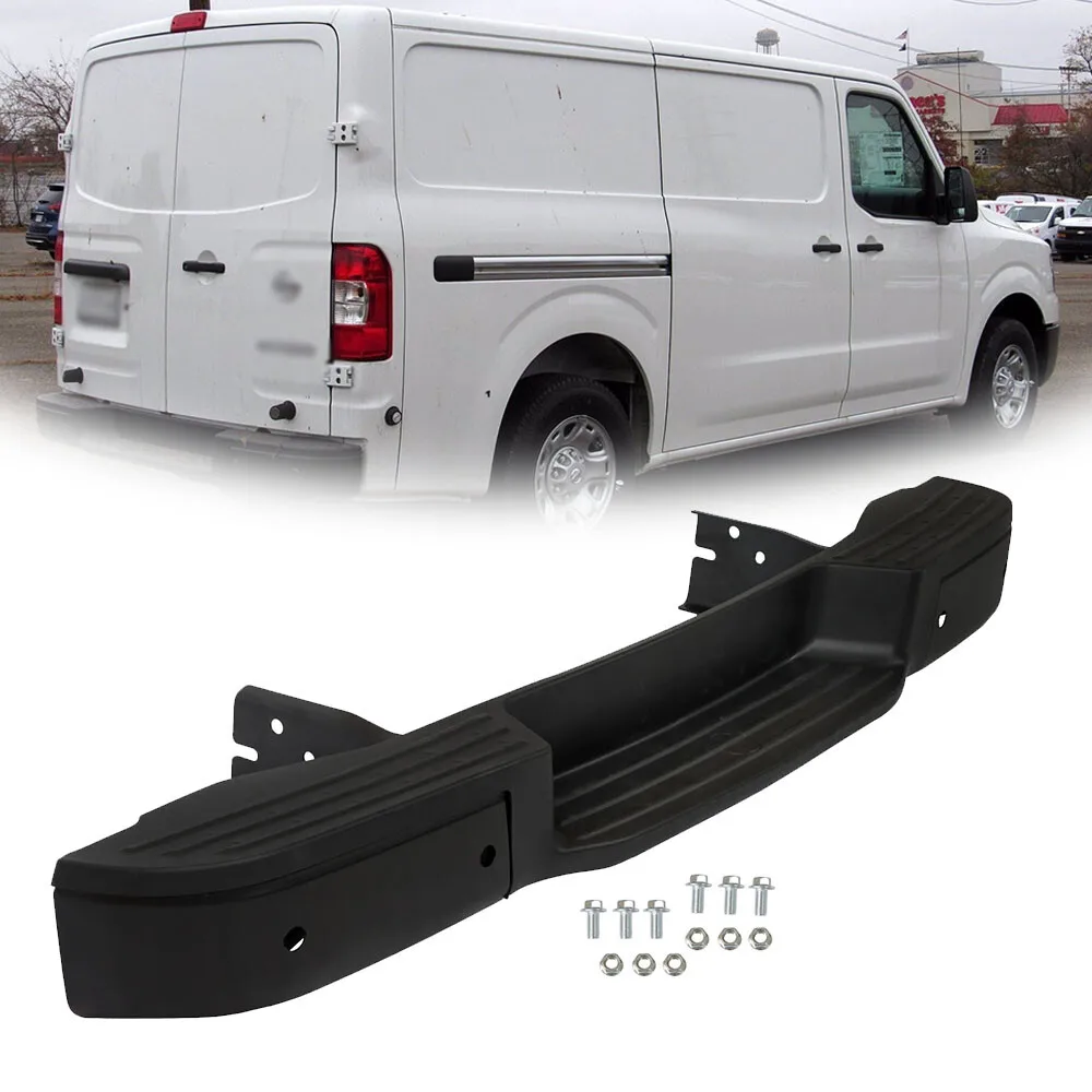 

New Primered For Nissan NV 2012-2021 Steel Rear Step Bumper Assembly With Holes