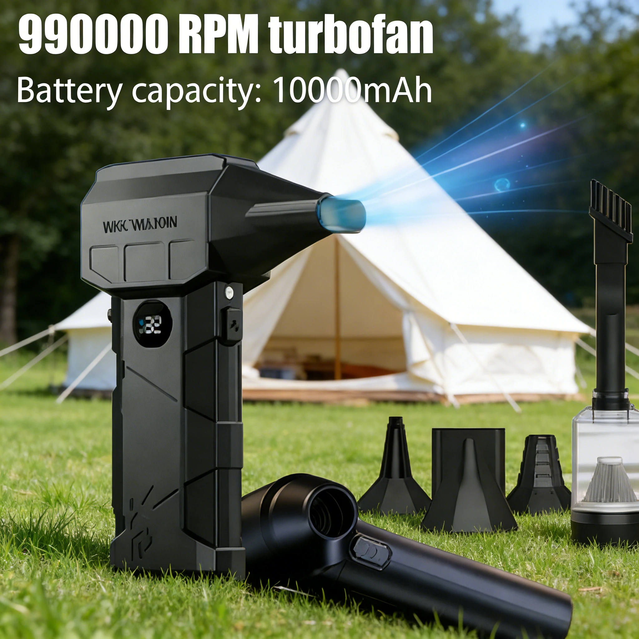 

x5 High-Speed 990000RPM Turbo Blower | Brushless Motor USB Rechargeable Dust Blaster