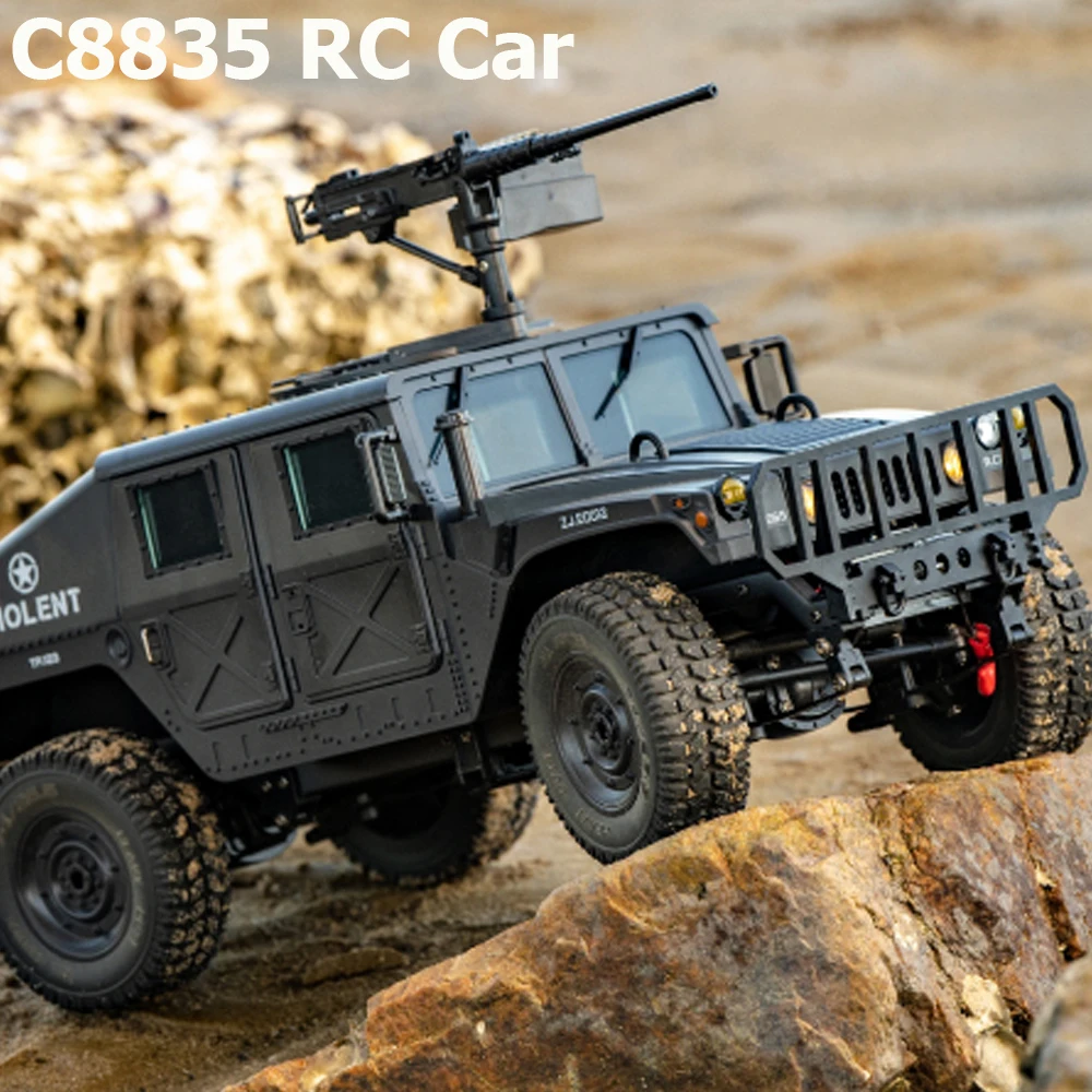 

JJRC C8835 1/14 RC Car Simulation 2.4G Remote Control Car 4x4 All-terrain Off-road Climbing Electric Truck LED Light RC Toy Gift